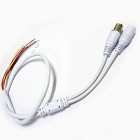 5 Pin Analog BNC F Video & DC Jack Female Cord CCTV AHD TVI CVI  Camera Power HD White Cable/Lead 